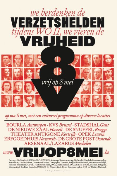 Affiche vrij op 8 mei